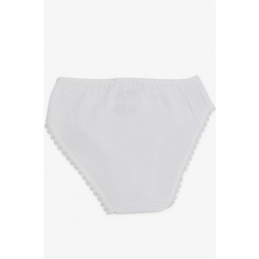 Girl's Panties Underwear White (3-11 Ages)