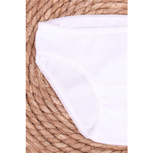 Girl's Panties Underwear White (3-7 Years)