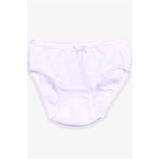 Girl's Panties Underwear Bow White (1 Age)