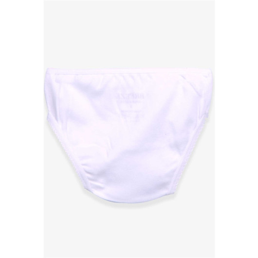 Girl's Panties Underwear Bow White (1 Age)
