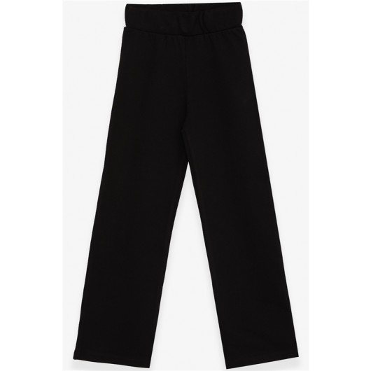 Girl's Trousers Basic Black (8-14 Ages)
