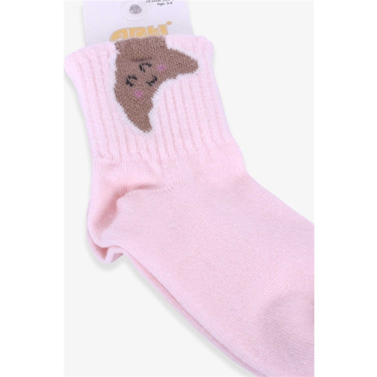 Girl's Socks Cookie Patterned Powder (3-8 Years)