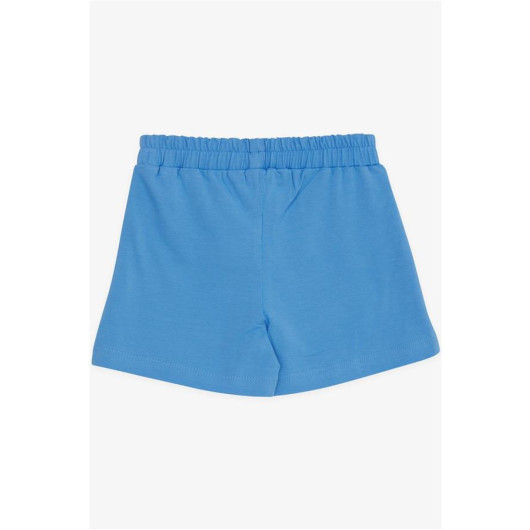 Girl Short Skirt Bow Frilly Blue (1.5-5 Years)
