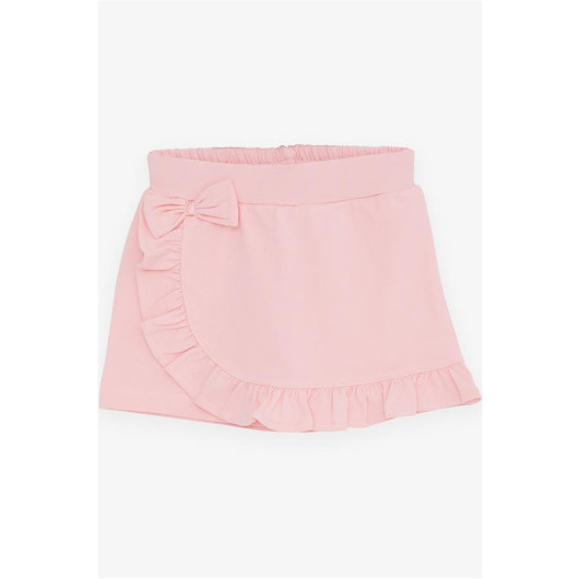 Girl Short Skirt Bow Frilly Pink (1.5-5 Years)