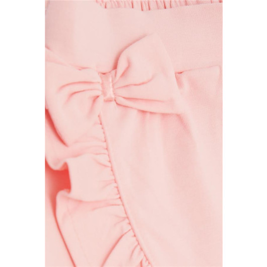 Girl Short Skirt Bow Frilly Pink (1.5-5 Years)