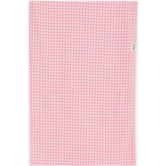 Newborn Baby Blanket Gingham Pattern Pink