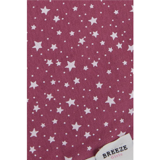Newborn Baby Blanket Star Pattern Cherry Brunette (Standard)