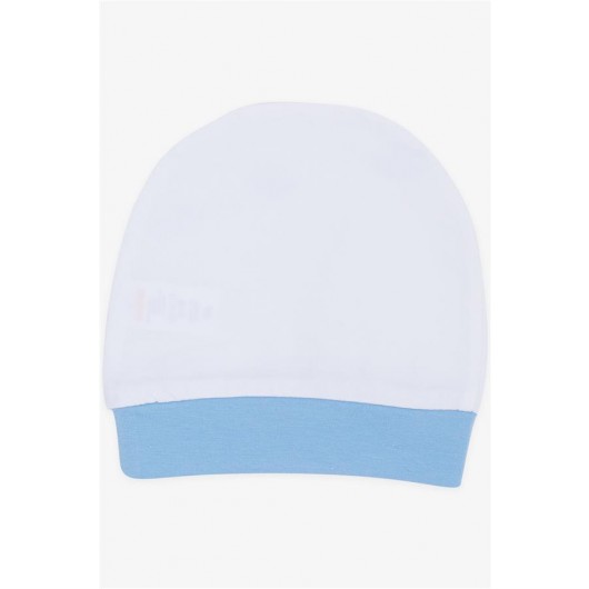 Yenidoğan Bebek Şapkası Beyaz
