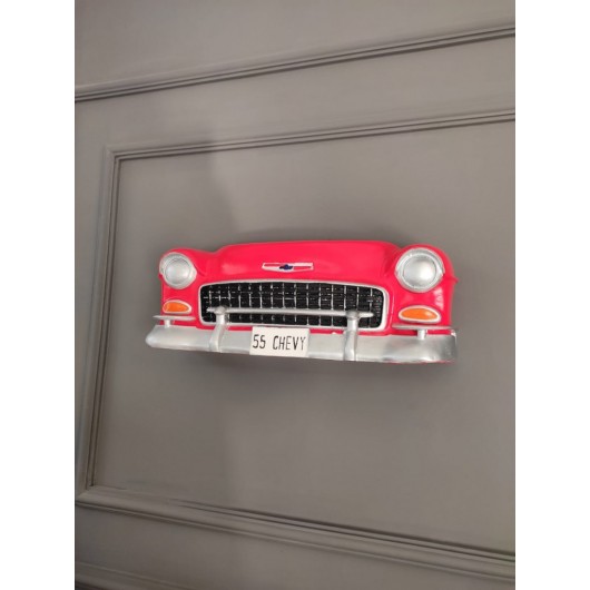 قطعة ديكور بشكل سيارة الشيفروليه للحائط ، ديكور الحائط ،مزخرفة لعشاق السيارات الكلاسيكية