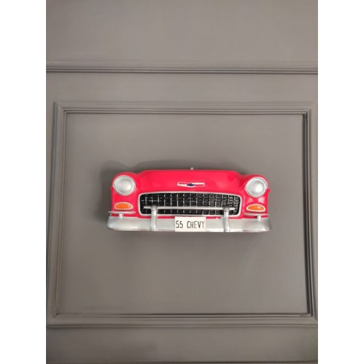 A Piece Of Decor In The Form Of A Chevrolet Car For The Wall, Wall Decor, For Classic Car Lovers