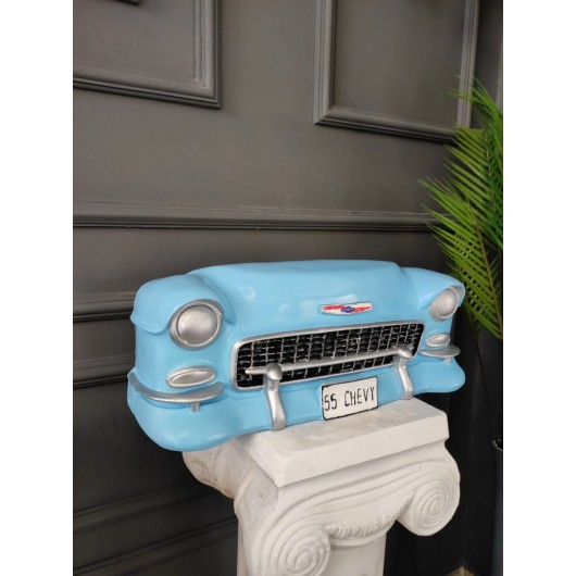 Chevrolet Car Design Wall Decoration, For Classic Car Lovers, Blue Color