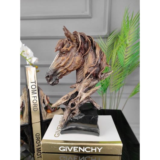 Horse Bust Decor Piece, Office And Home Gift