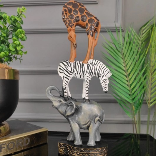 Safari Animal Decor Piece, Colorful Decorative, New Year's Gift