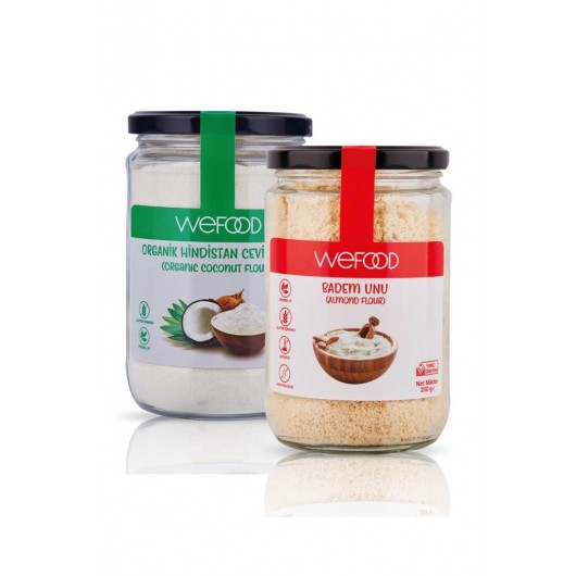 Wefood Gluten Free Almond Flour 250 Gr + Organic Coconut Flour 320 Gr