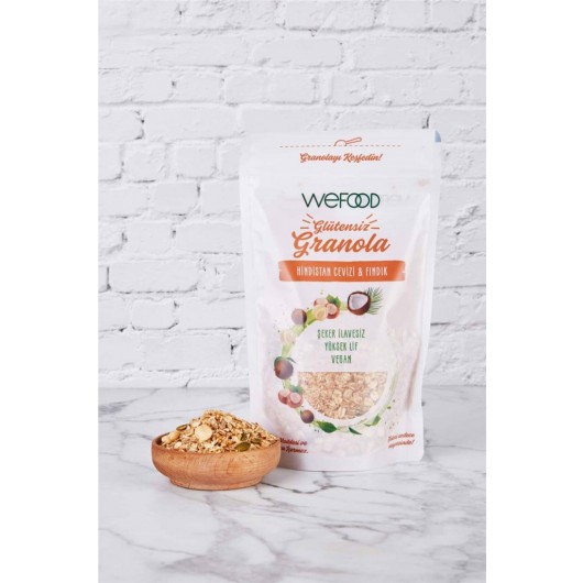 Wefood Gluten Free Granola Coconut & Hazelnut 250 Gr