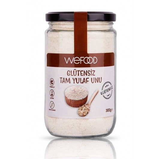 Wefood Gluten Free Whole Oat Flour 300 Gr