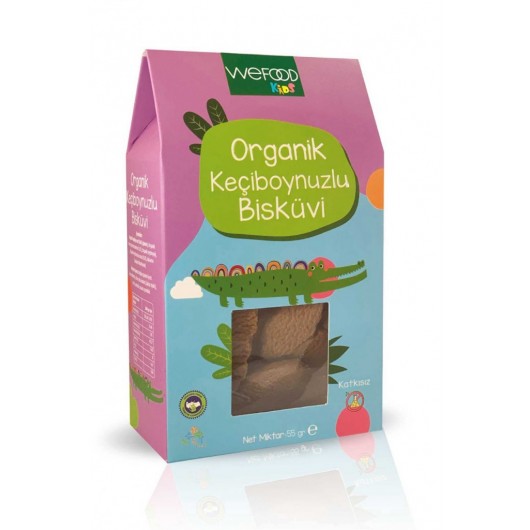 Wefood Kids Organic Carob Biscuit 55 Gr