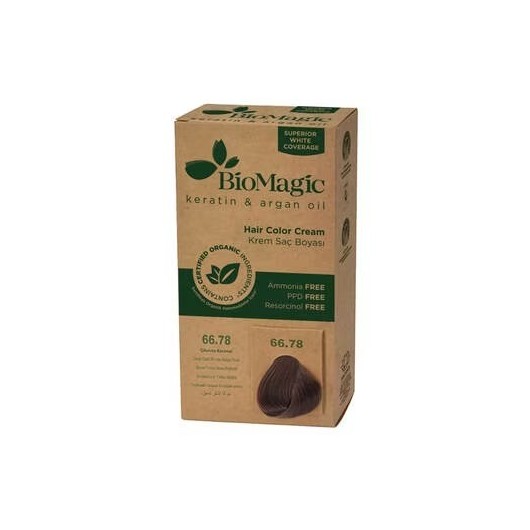 Biomagic Hair Color Chocolate Caramel No: 66.78