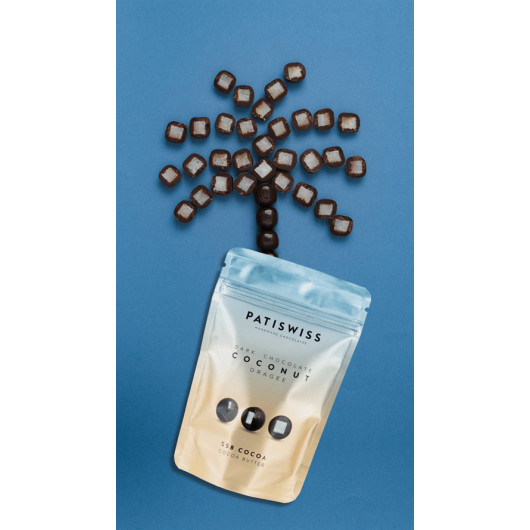 Dark Chocolate Coconut Balls 80G Patiswiss