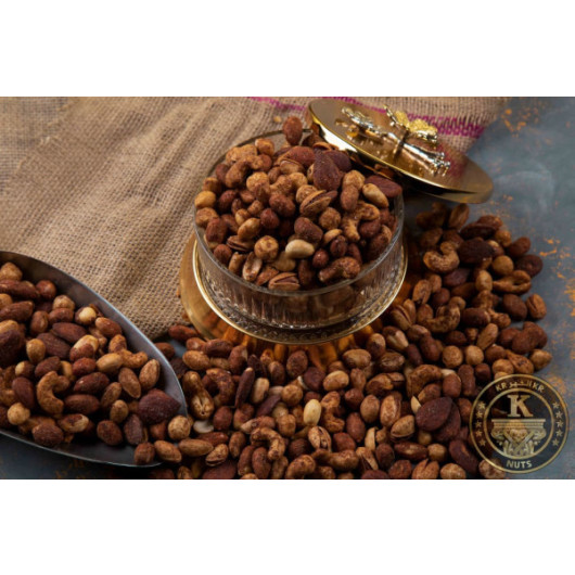 Mixed Nuts Medium Smoked (Roasted And Salty) From The Luxurious Carkar Roasters 1 Kg