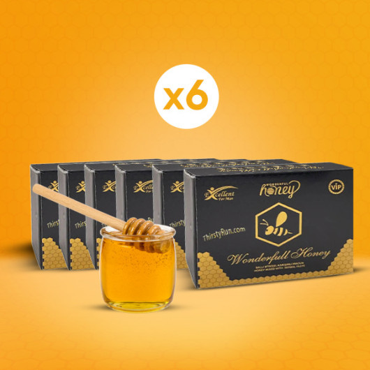 Original Tonic Turkish Honey, 6 Boxes * 12 Sachets * 15 Grams