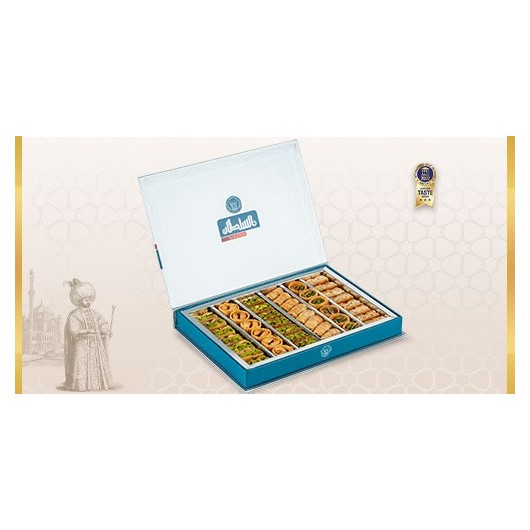Mixed Arabic Sweet Diet, A Variety Of Luxurious Arabic Sweets Sweetened With Sugar Substitute "Maltitol", Suitable For Dieters, Weight 400 Grams
