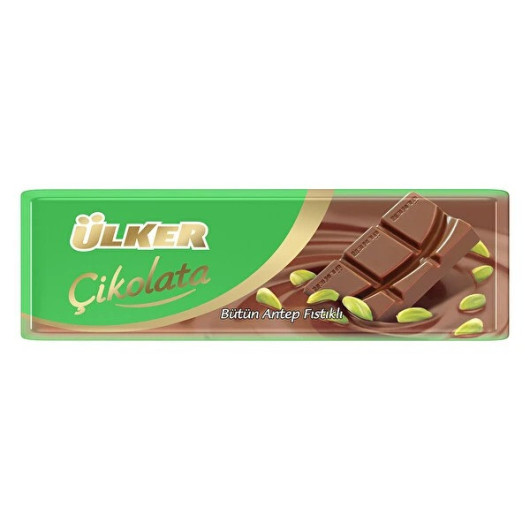 شوكولاتة أولكر التركية بالفستق 12 قطعة 30 غرام