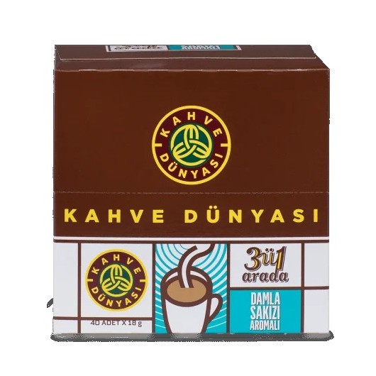Instant Turkish Coffee With Mastic. 3 In 1 Dunyasi Coffee