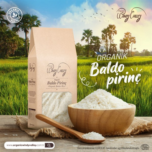 Organic Baldo Rice (750Gr)