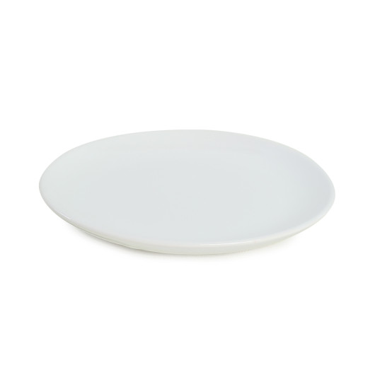White Delta Dessert Plate 17 Cm 6 Pieces