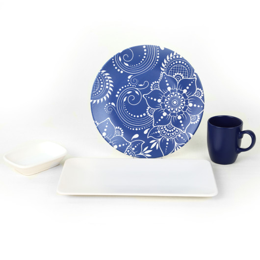 Blue Clove Breakfast Set 20 Pieces For 6 Persons