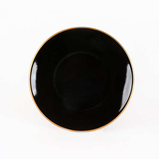 Aegean Black Gold Dinnerware 24 Pieces For 6 Persons