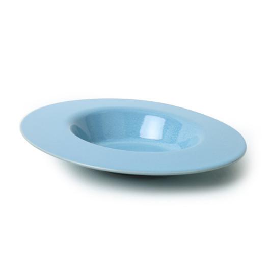 Granite Turquoise Inclined Pasta Plate 28 Cm