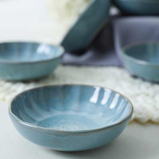 Granite Turquoise Sirius Snack Sauce Bowl 12 Cm 6 Pieces