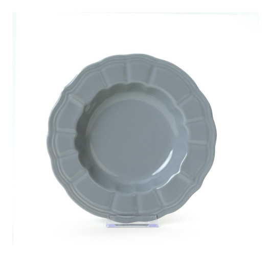 Gray Loto Dinner Plate 22 Cm 6 Pieces