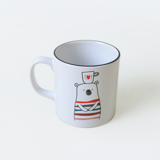 I Love Coffee Cylinder Mug 10 Cm