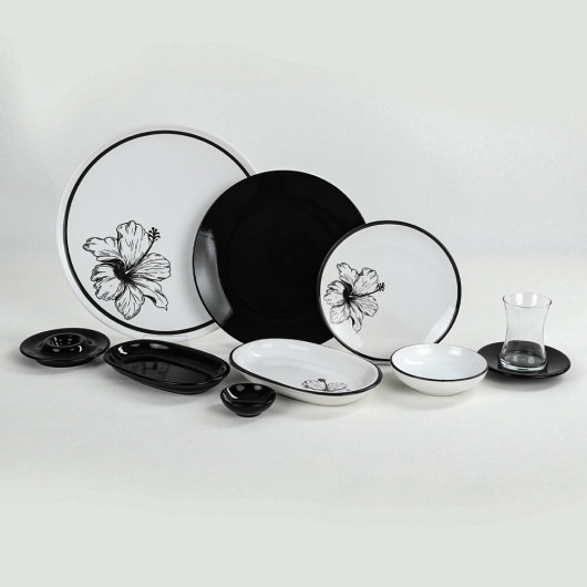 Lotus Breakfast Set 50 Pieces For 6 Persons