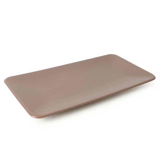 Matte Open Taupe Siera Kayak Plate 33 Cm 2 Pieces