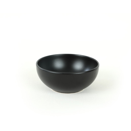 Matte Black Delta Soup Bowl 14 Cm 6 Pieces