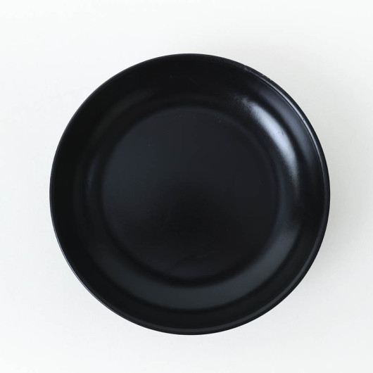 Matte Black Nordic Dinner Plate 18 Cm 6 Pieces