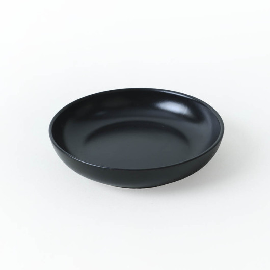 Matte Black Nordic Dinner Plate 18 Cm 6 Pieces