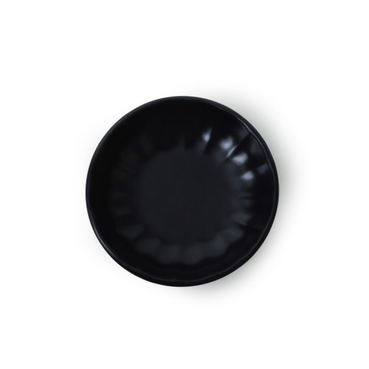 Matte Black Sirius Snack Sauce Bowl 12 Cm 6 Pieces