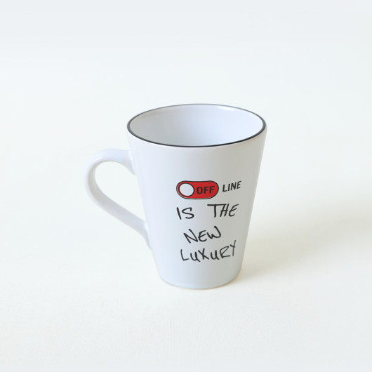 Offline Luxury Conical Mug 9 Cm