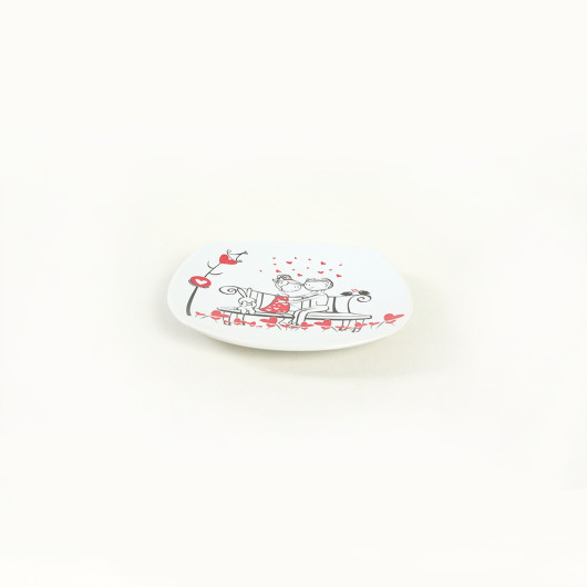 Fairy Tale Cake Plate 22 Cm 6 Pieces