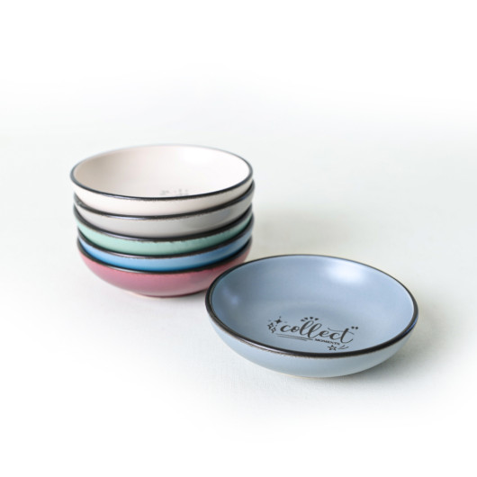 Sauce And Snack Plates, Size 13 Cm, 6 Pieces