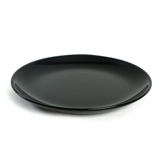 Black Delta Dessert Plate 17 Cm 6 Pieces