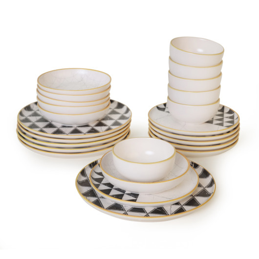 24-Piece Dish Set For 6 People