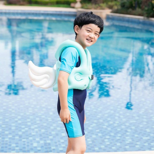 2-6 Years, Blue Color, Child Life Jacket Angel Wing Model Blue