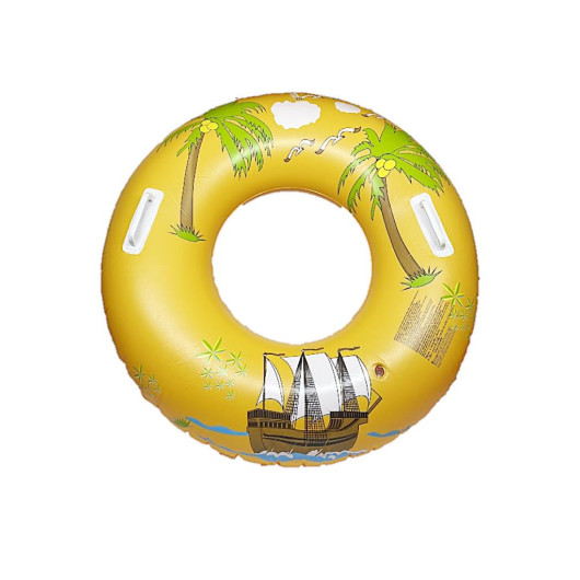 Giant Orange Inflatable Adult Sea Buoy With Handle 100 Cm, Pool Beach Life Buoy, Inflatable Bag +9 Years