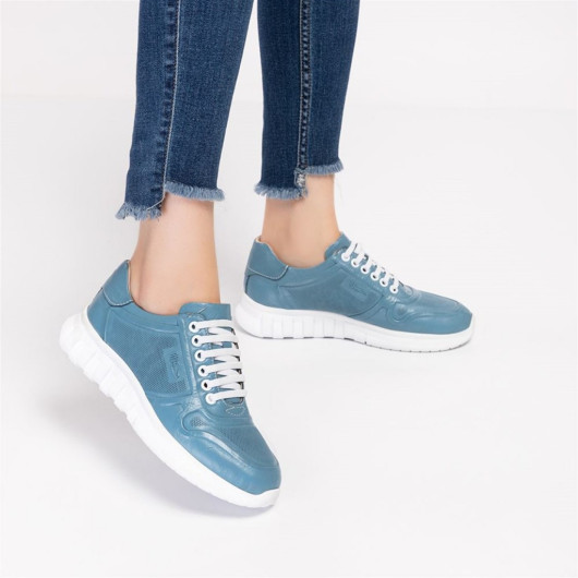 Orthopedic Diabetic Women's Sneakers Blue Dia 030